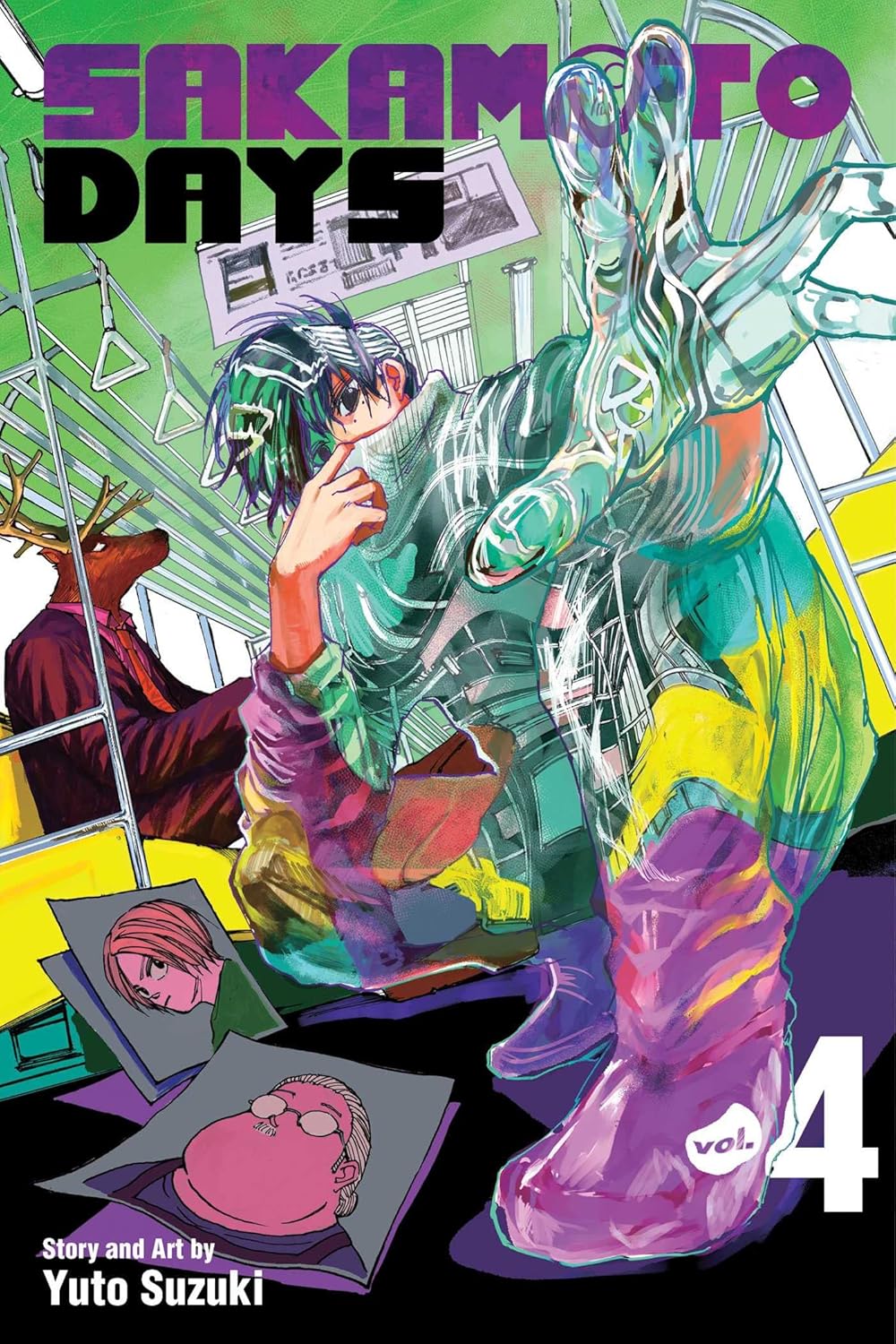 Cover of Sakamoto Days, Vol. 4: Quiet on the Train