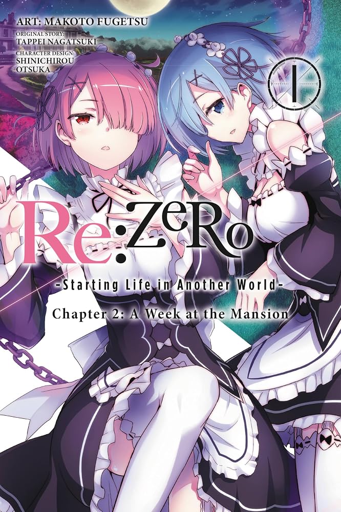 Re:ZERO -Starting Life in Another World-, Chapter 2: A Week at the Mansion, Vol. 1 (manga) (Volume 1) cover image