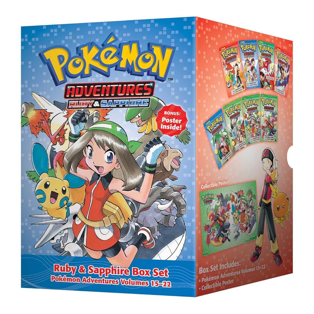 Pokémon Adventures Ruby & Sapphire Box Set (Pokémon Manga Box Sets) cover image
