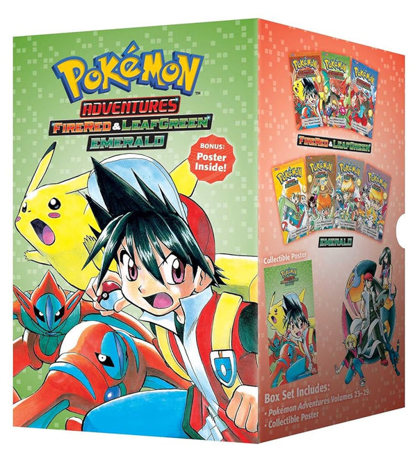 Pokémon Adventures FireRed & LeafGreen / Emerald Box Set (Pokémon Manga Box Sets) cover image
