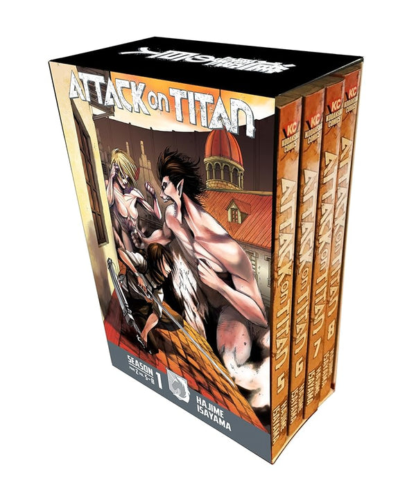Attack on Titan Season 1 Part 2 Manga Box Set (Attack on Titan Manga Box Sets) cover image