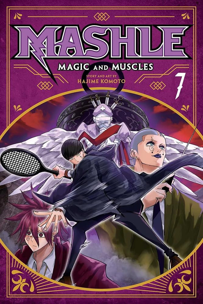 Mashle: Magic and Muscles, Vol. 7: Mash Burnedead And The Rampaging Serve cover image