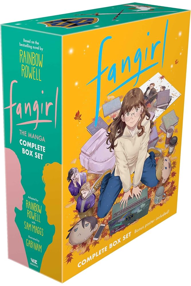 Fangirl: The Manga Complete Box Set: Includes volumes 1-4, with poster cover image