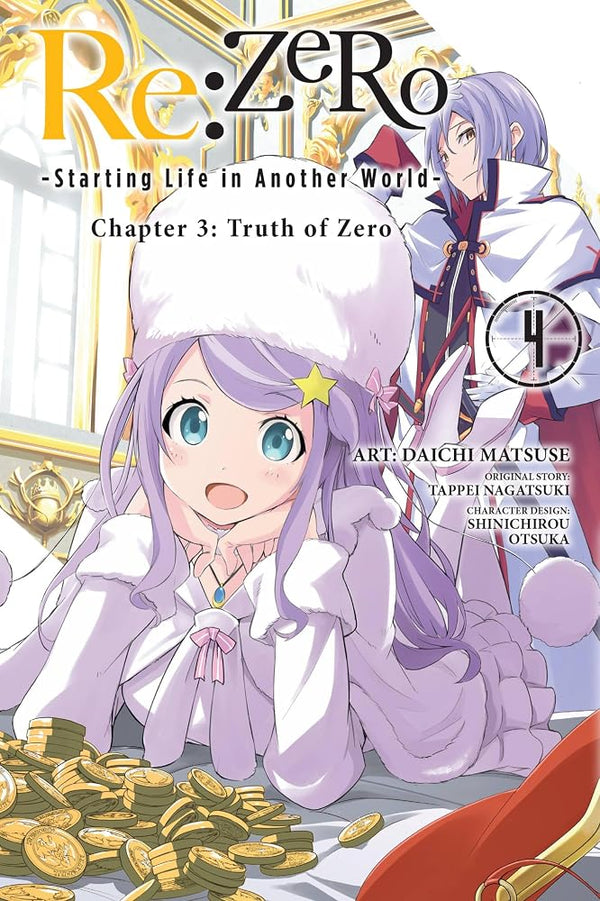 Re:ZERO -Starting Life in Another World-, Chapter 3: Truth of Zero, Vol. 4 (manga) (Volume 4) cover image