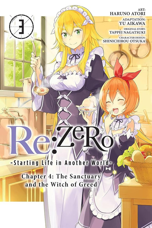 Re:ZERO -Starting Life in Another World-, Chapter 4: The Sanctuary and the Witch of Greed, Vol. 3 (manga) cover image