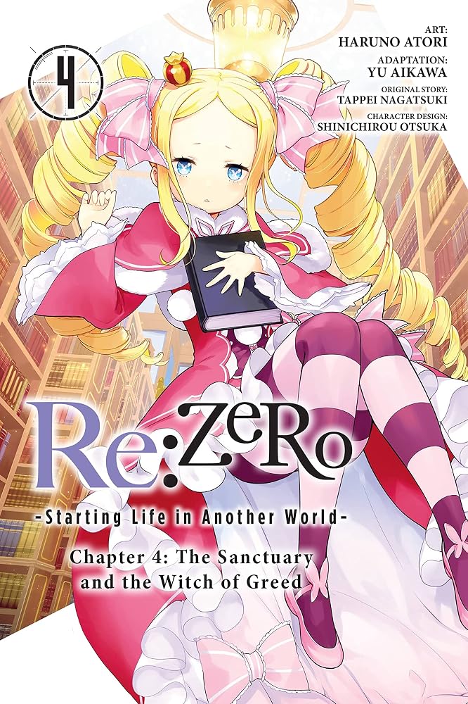 Re:ZERO -Starting Life in Another World-, Chapter 4: The Sanctuary and the Witch of Greed, Vol. 4 (manga) cover image
