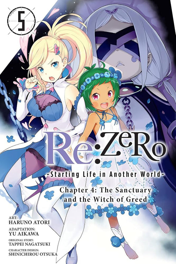 Re:ZERO -Starting Life in Another World-, Chapter 4: The Sanctuary and the Witch of Greed, Vol. 5 (manga) cover image