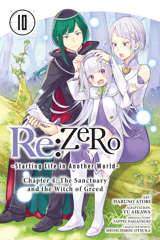 Re:ZERO -Starting Life in Another World-, Chapter 4: The Sanctuary and the Witch of Greed, Vol. 10 (manga) (Volume 10) cover image