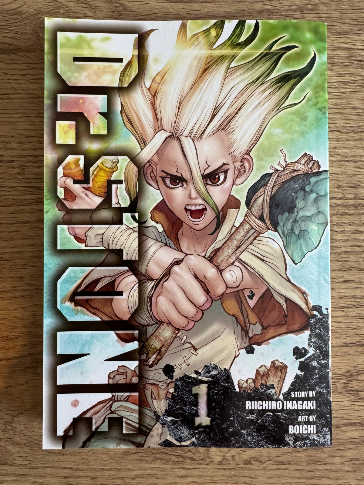 Cover of Dr. Stone, Vol. 1: Stone World