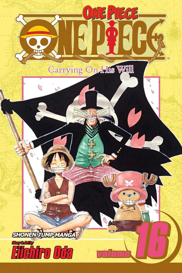 Cover of One Piece, Vol. 16: Carrying on His Will
