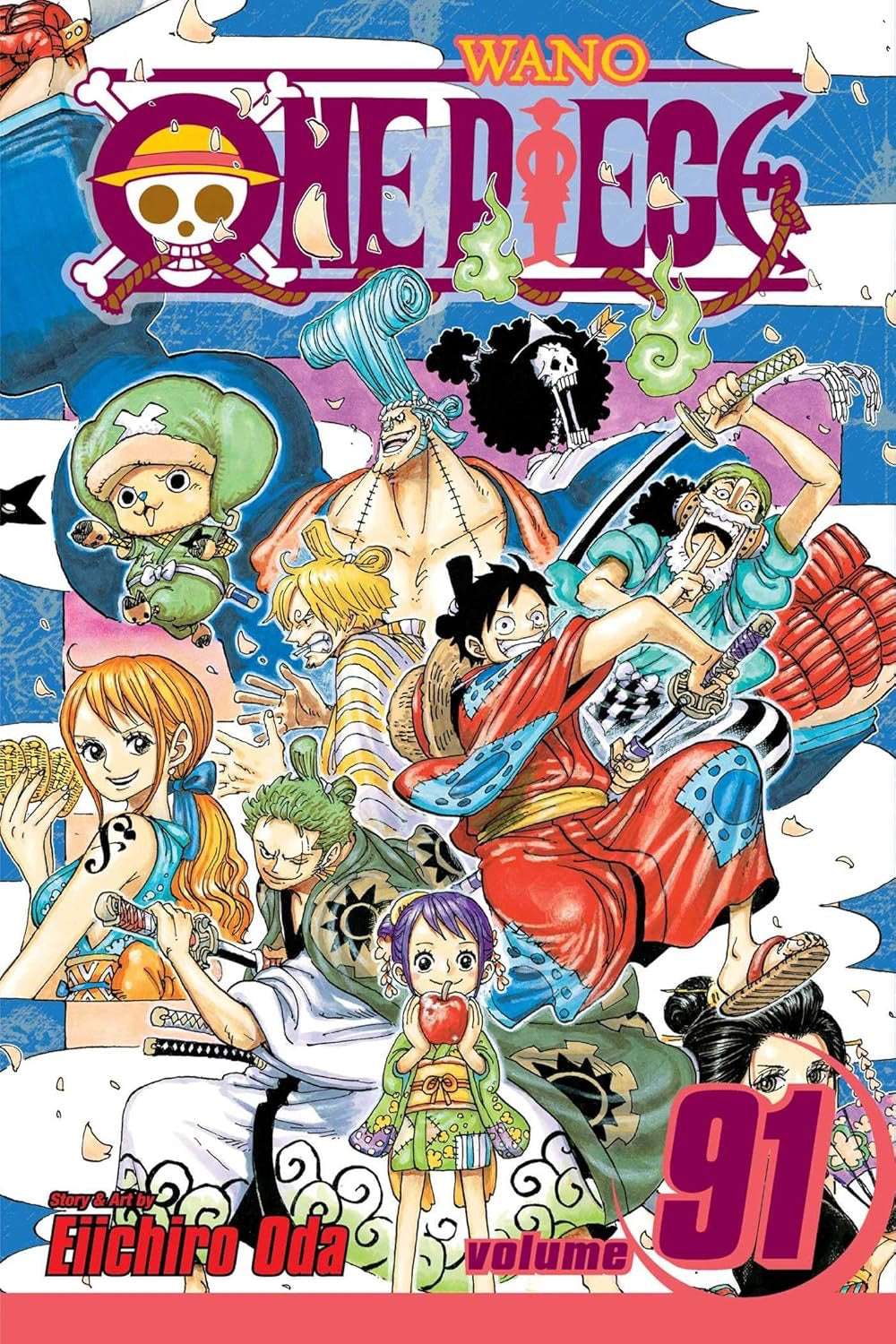 Cover of One Piece, Vol. 91: Adventure in the Land of Samurai
