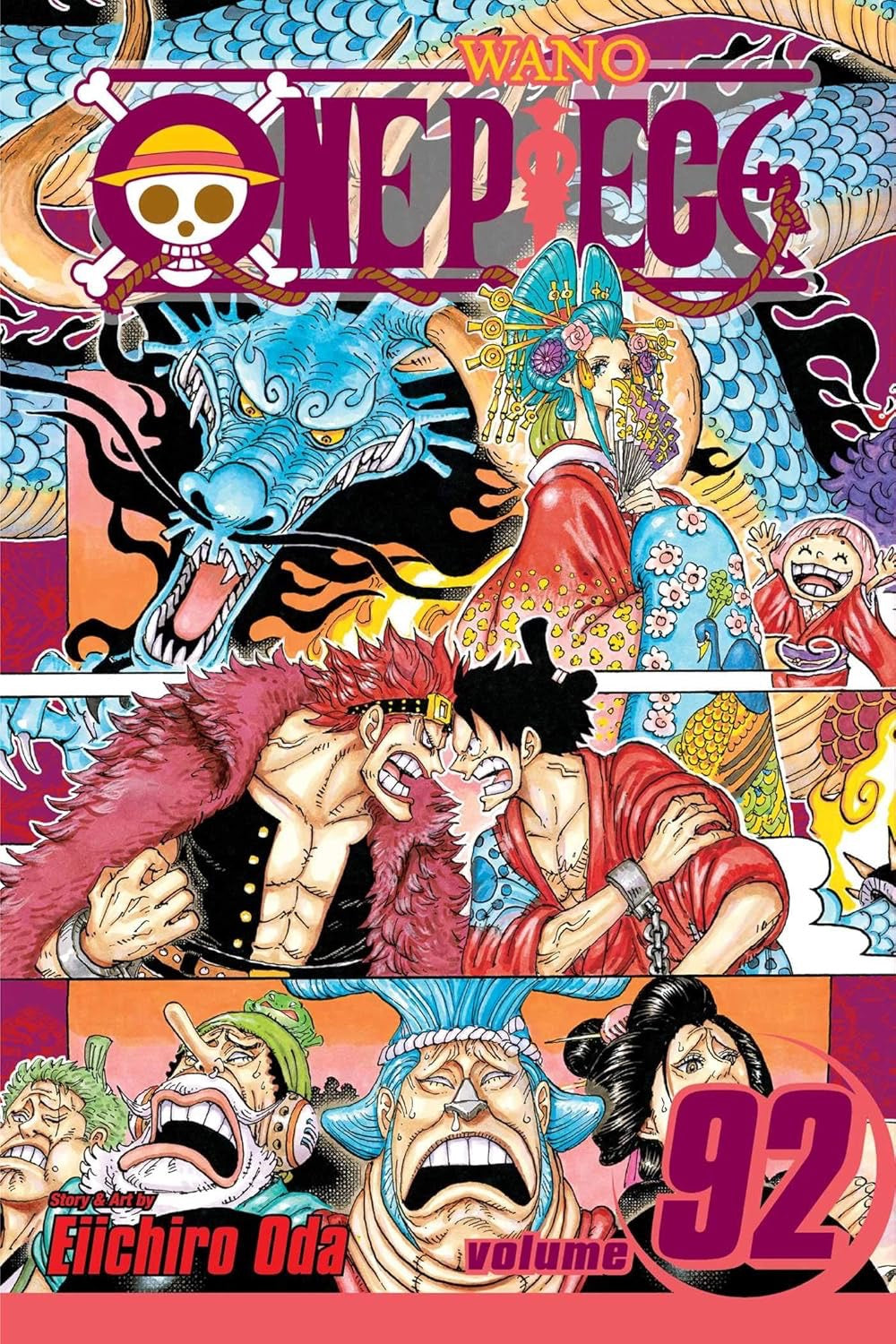 Cover of One Piece, Vol. 92: Introducing Komurasaki the Oiran