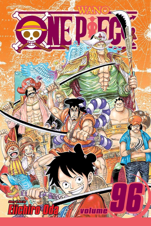 Cover of One Piece, Vol. 96: I Am Oden, and I Was Born to Boil