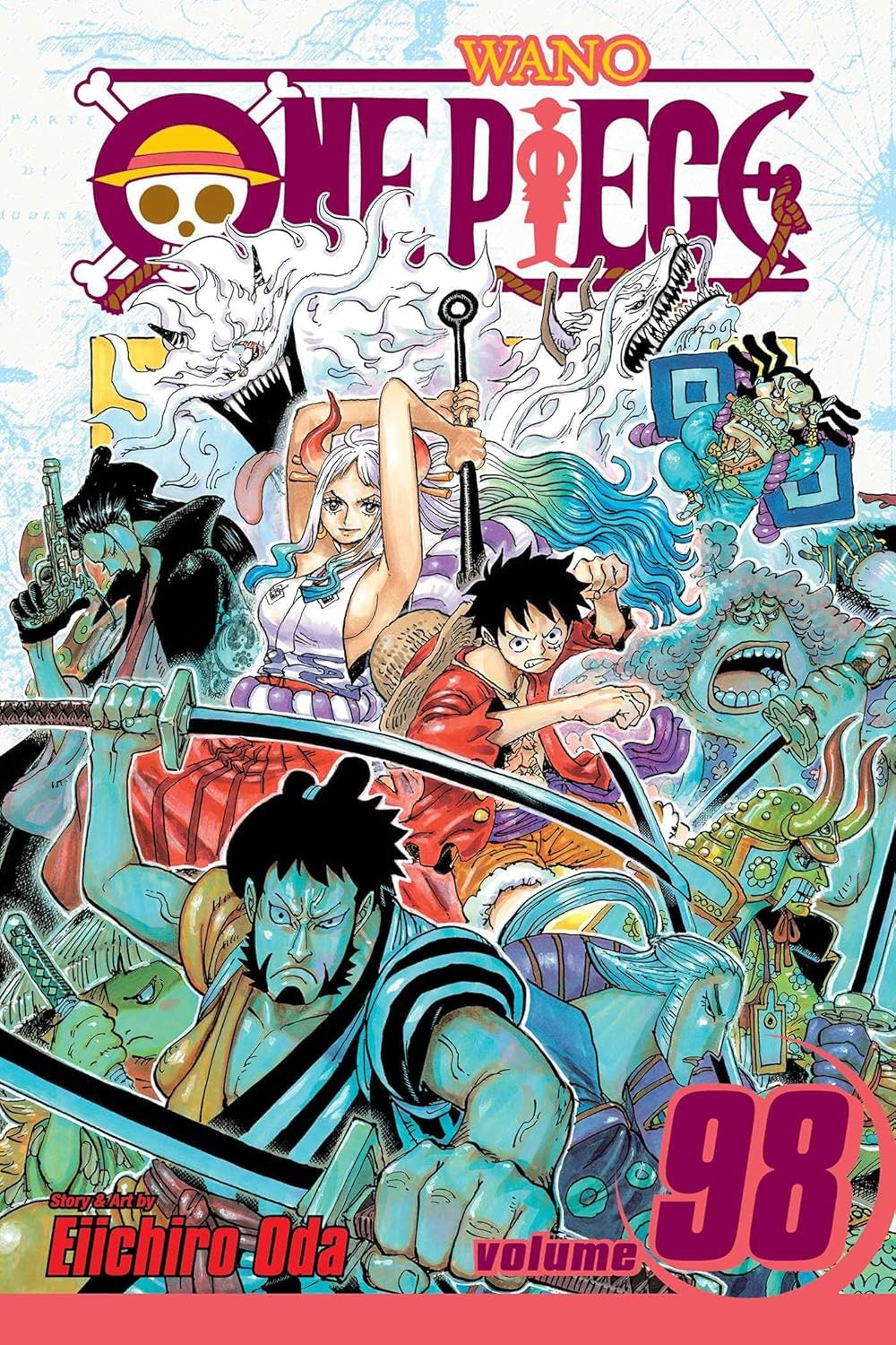 Cover of One Piece, Vol. 98: Vassals of Glory