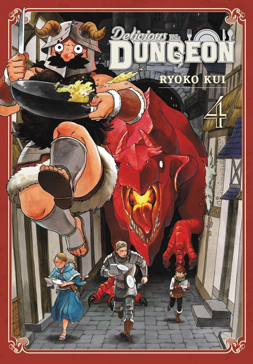 Cover of Delicious in Dungeon, Vol. 4