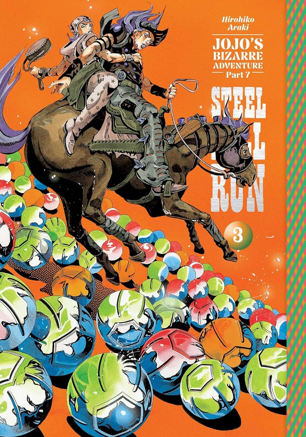 Cover of JoJo's Bizarre Adventure: Part 7--Steel Ball Run, Vol. 3