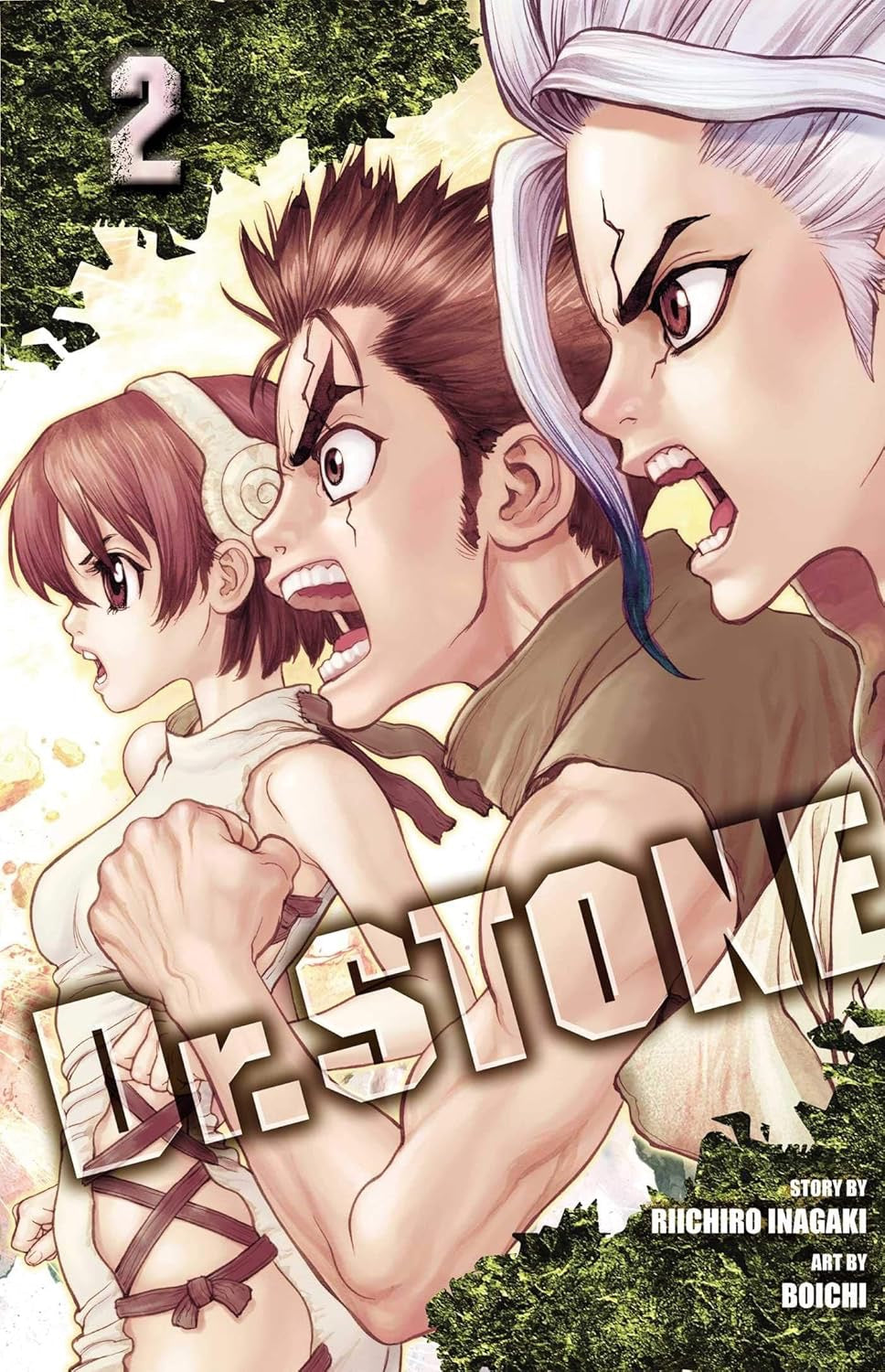 Cover of Dr. Stone, Vol. 2: Two Kingdoms of the Stone World