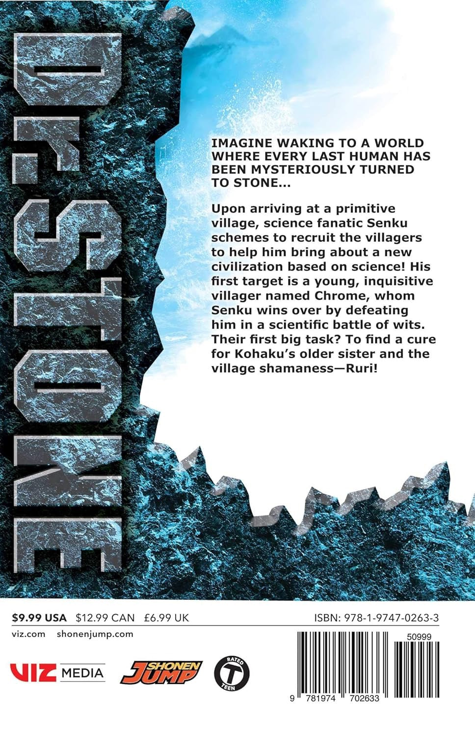 Cover of Dr. Stone, Vol. 3: Two Million Years of Being