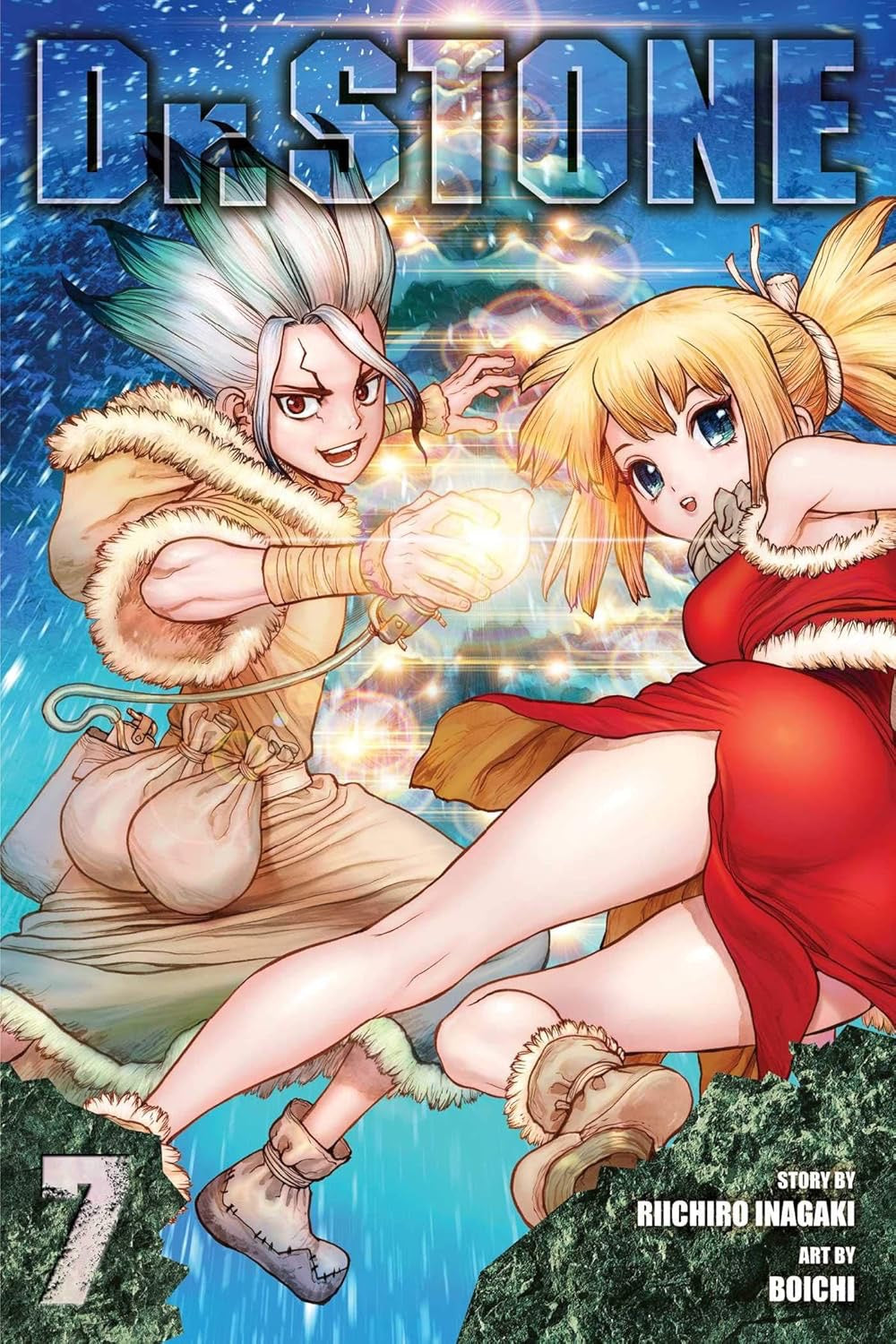 Cover of Dr. Stone, Vol. 7: Voices from Here to Eternity