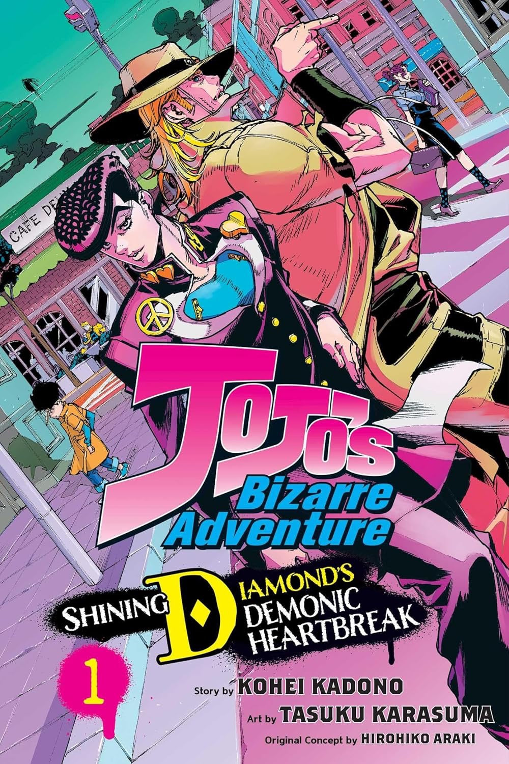 Cover of JoJo's Bizarre Adventure: Shining Diamond's Demonic Heartbreak, Vol. 1