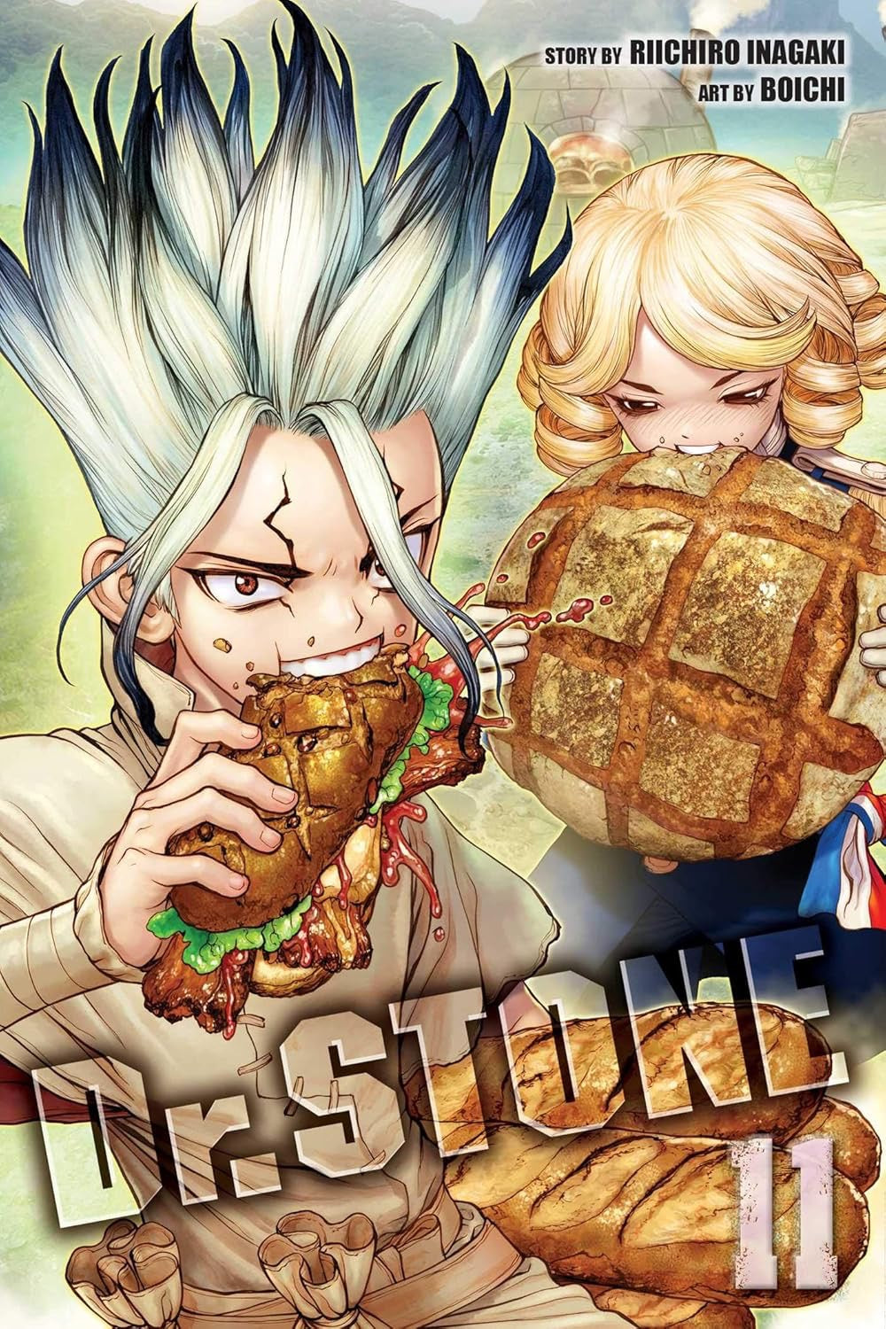 Cover of Dr. Stone, Vol. 11: First Contact