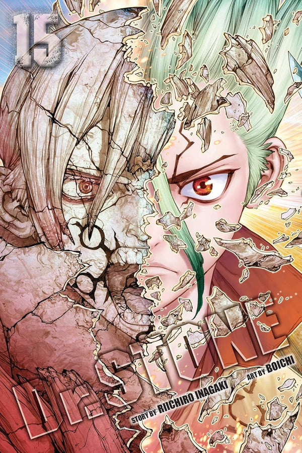 Cover of Dr. Stone, Vol. 15: The Strongest Weapon Is...