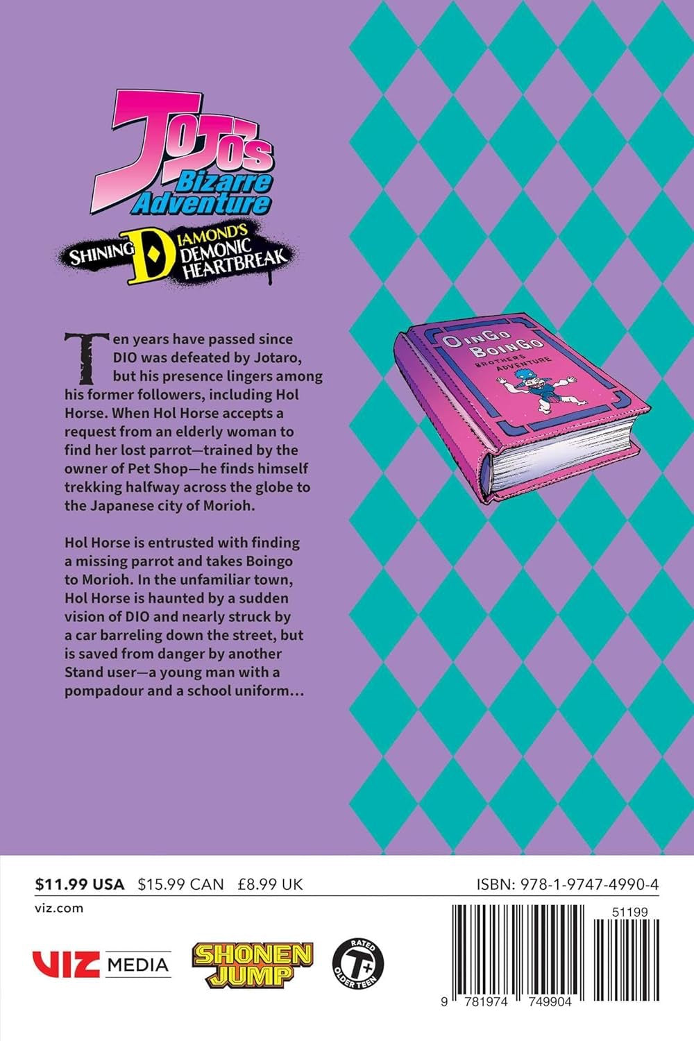 Cover of JoJo's Bizarre Adventure: Shining Diamond's Demonic Heartbreak, Vol. 1