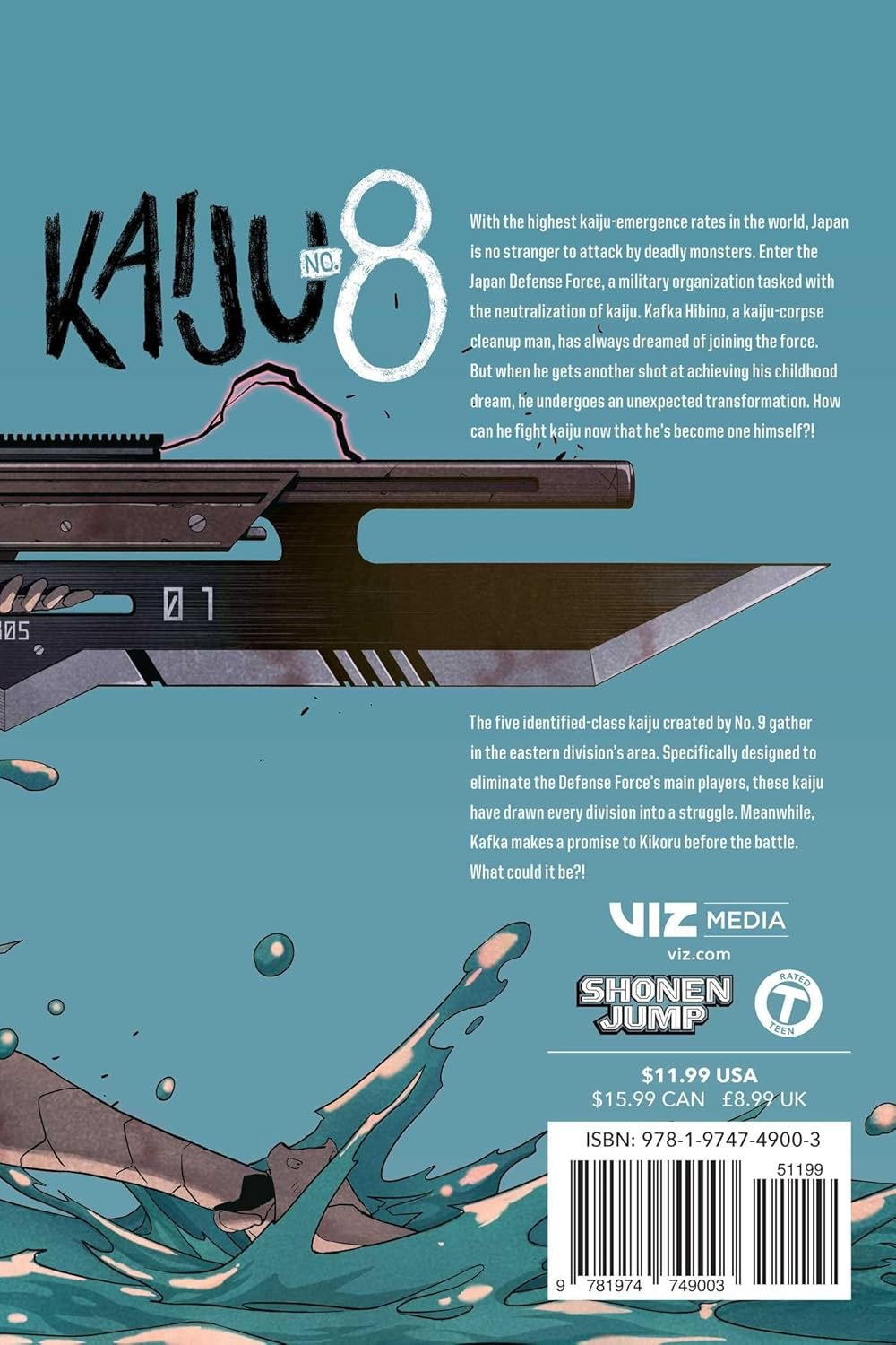 Cover of Kaiju No. 8, Vol. 11