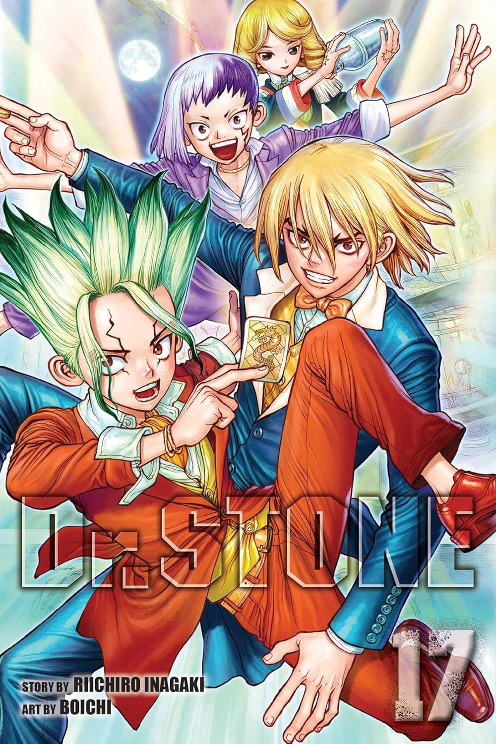 Cover of Dr. Stone, Vol. 17: Pioneers of Earth