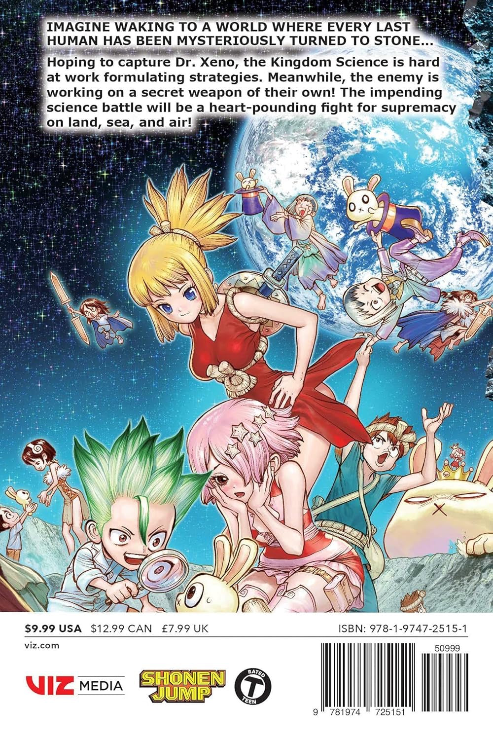 Cover of Dr. Stone, Vol. 19: Corn City: Population One Million