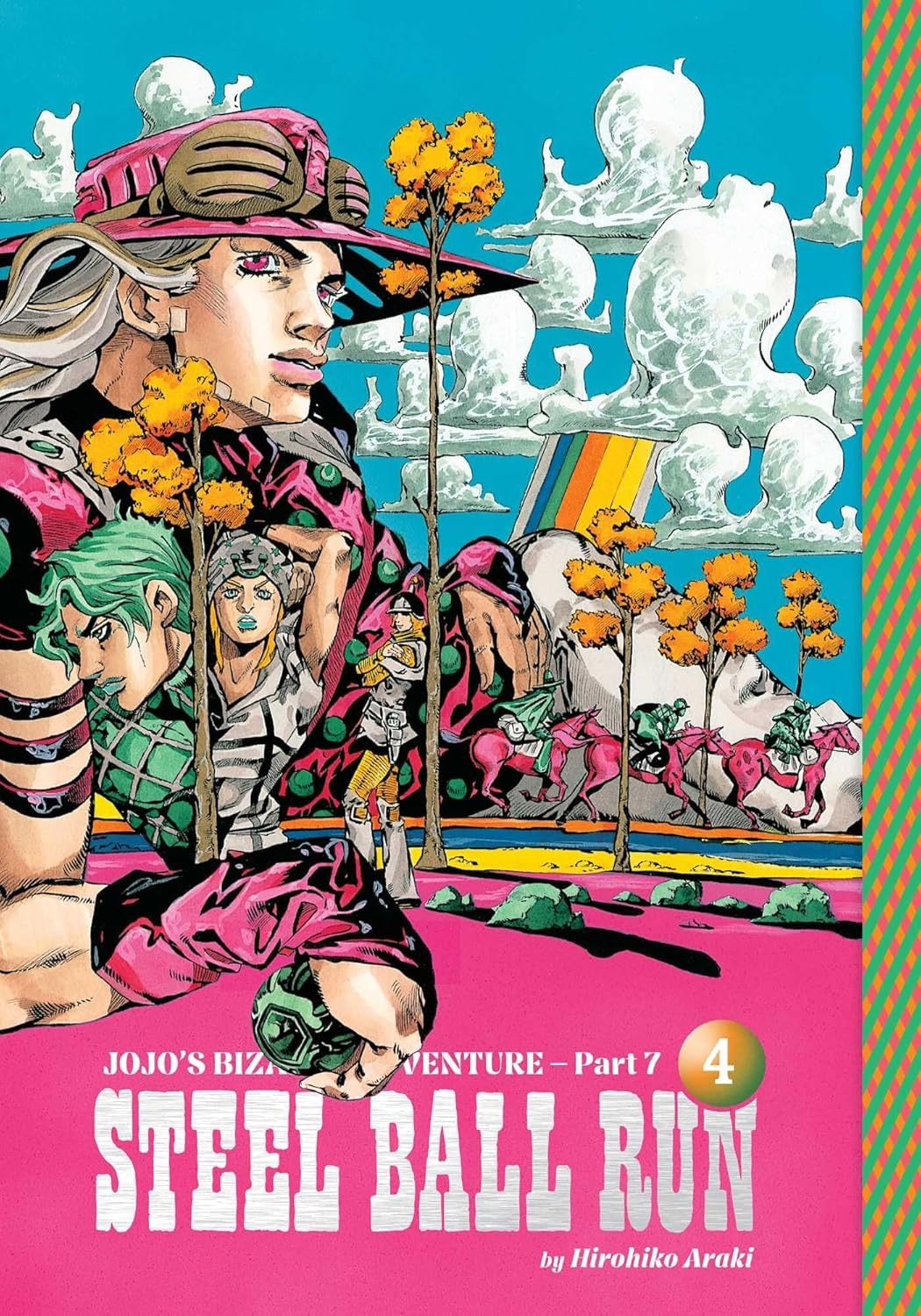 Cover of JoJo's Bizarre Adventure: Part 7--Steel Ball Run, Vol. 4