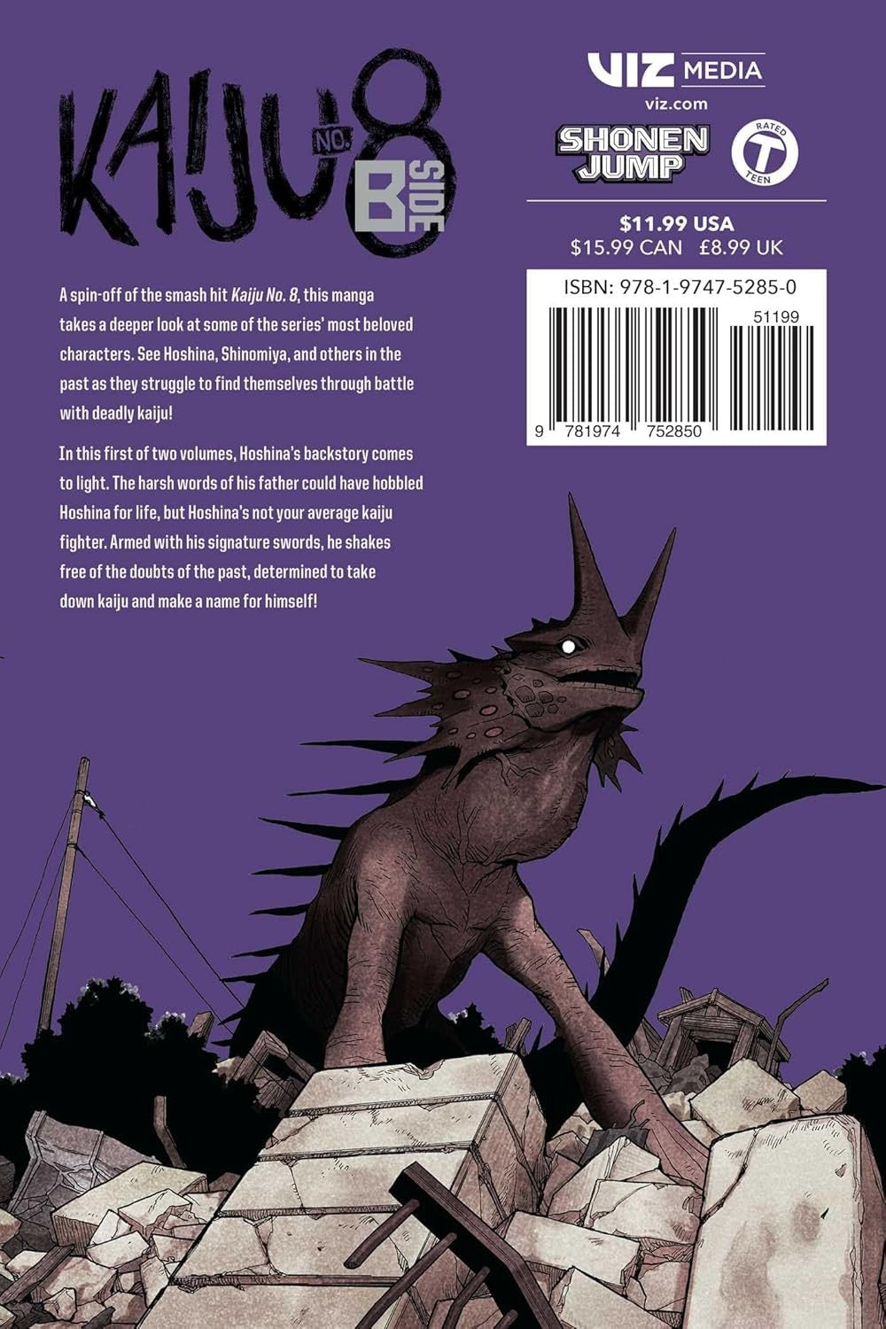 Cover of Kaiju No. 8: B-Side, Vol. 1