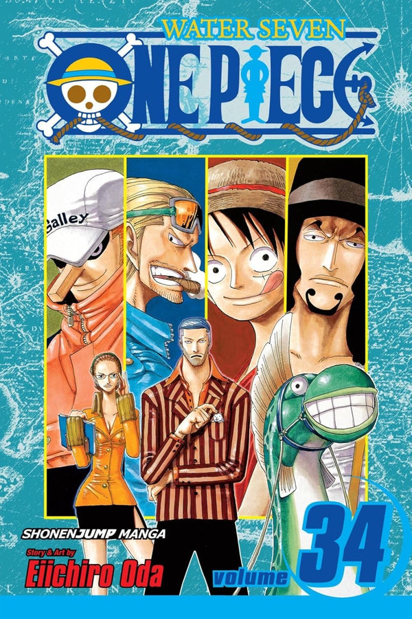 Cover of One Piece, Vol. 34: The City of Water, Water Seven