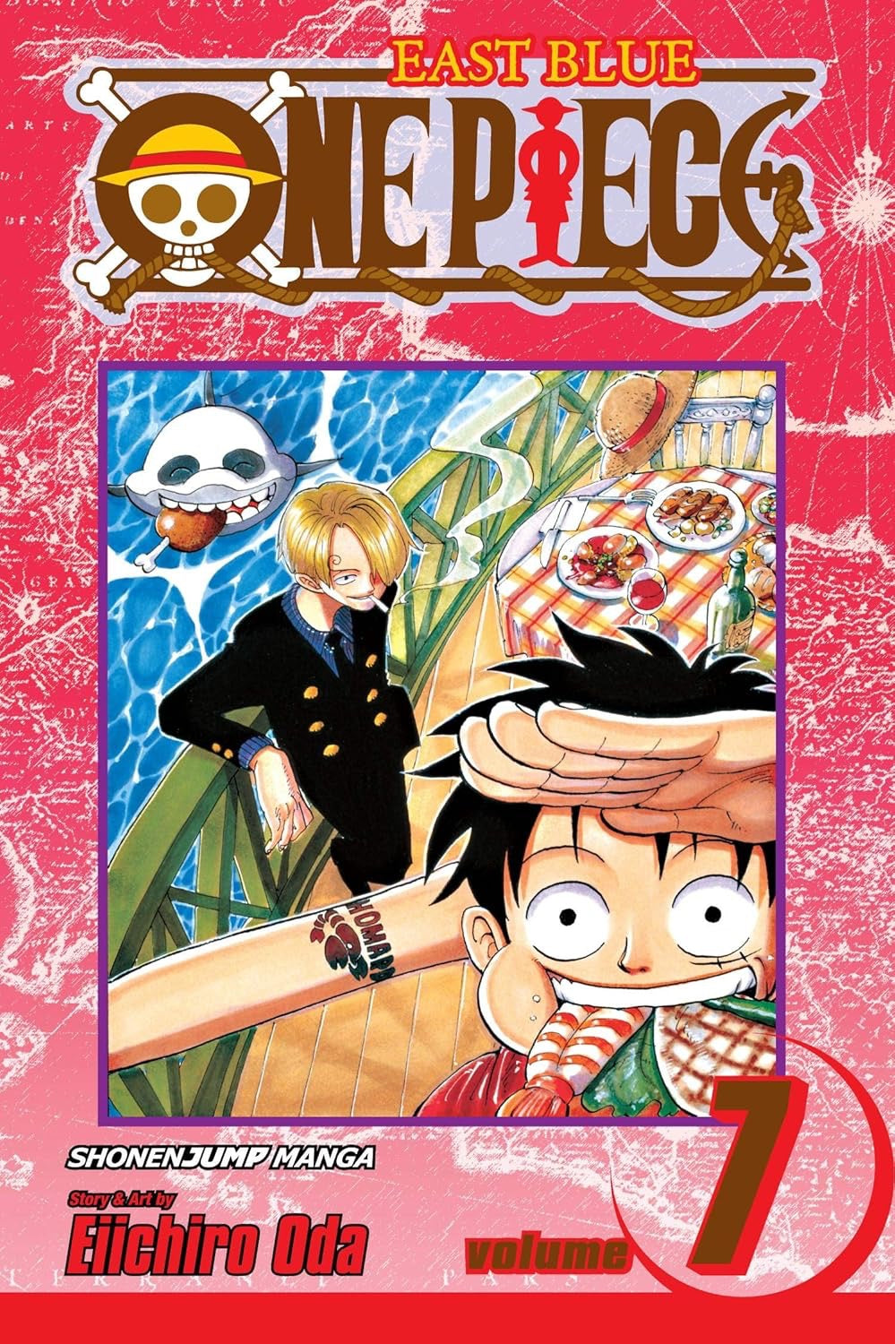 Cover of One Piece, Vol. 7: The Crap-Geezer