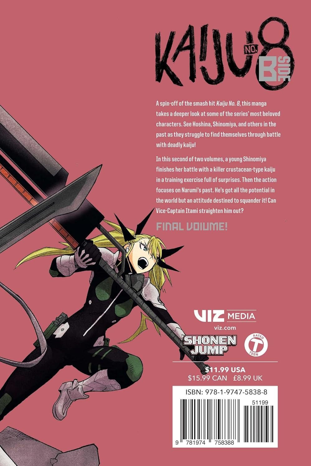 Cover of Kaiju No. 8: B-Side, Vol. 2