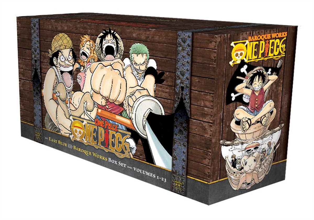 Cover of One Piece Box Set 1: East Blue and Baroque Works: Volumes 1-23 with Premium Volume 1
