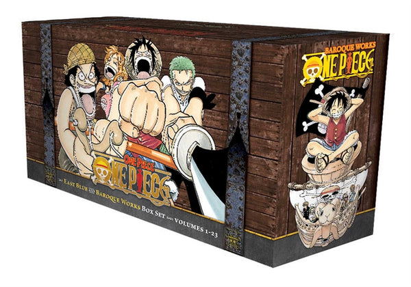 Cover of One Piece Box Set 1: East Blue and Baroque Works: Volumes 1-23 with Premium Volume 1