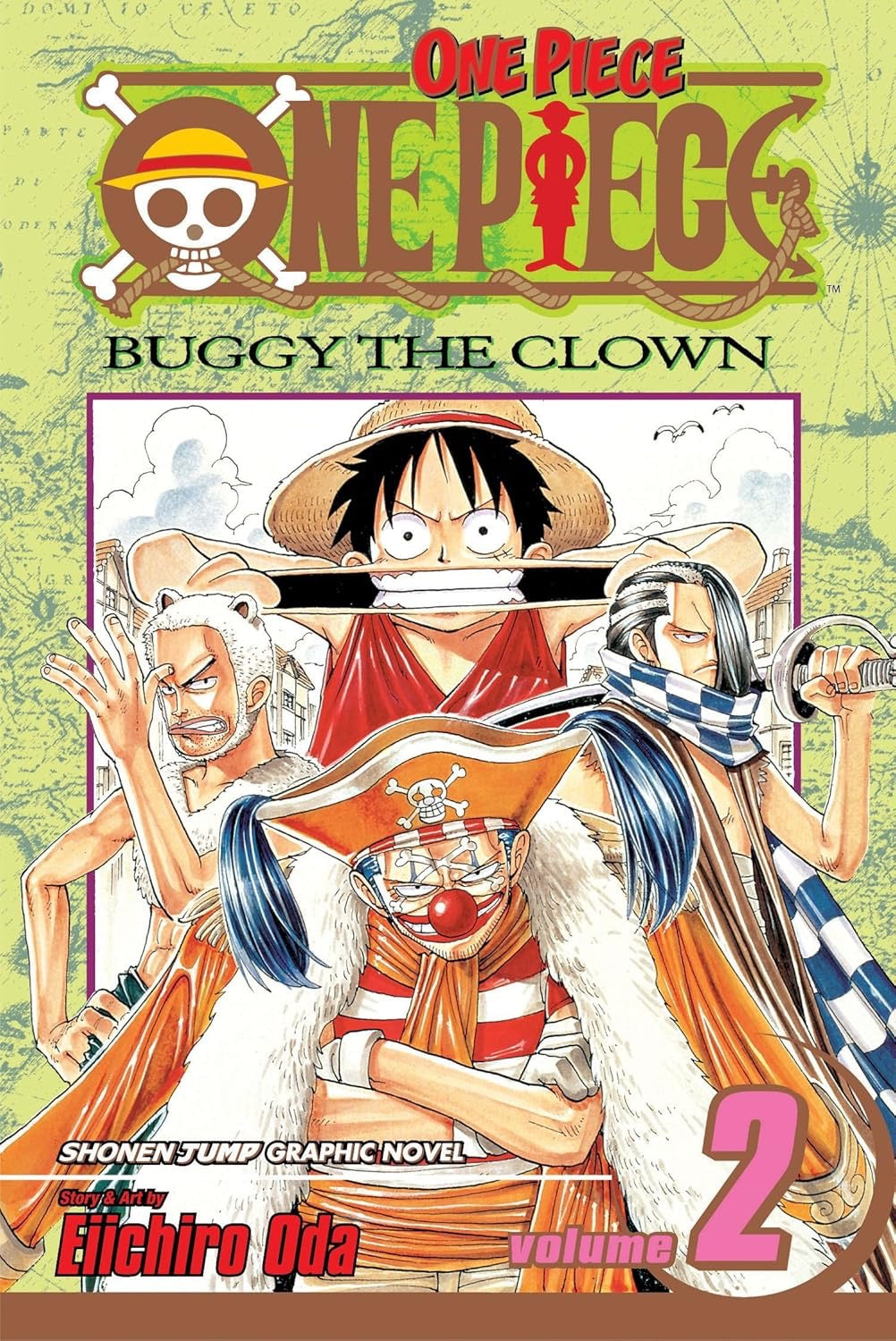 Cover of One Piece, Vol. 2: Buggy the Clown