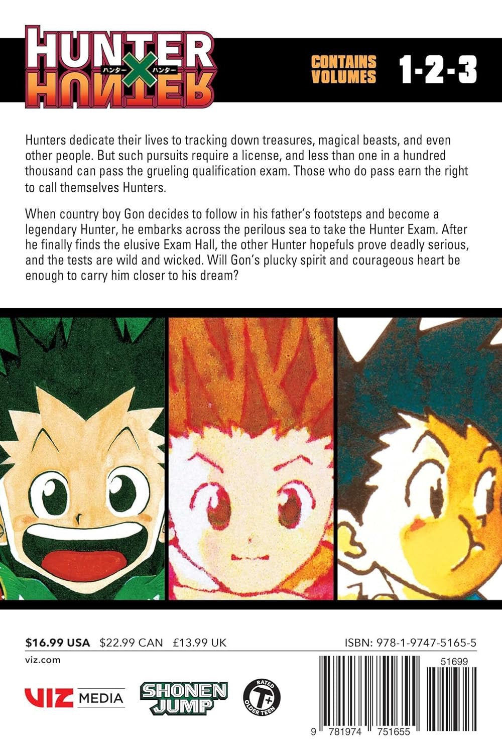 Cover of Hunter x Hunter (3-in-1 Edition), Vol. 1: Includes vols. 1, 2 &amp; 3