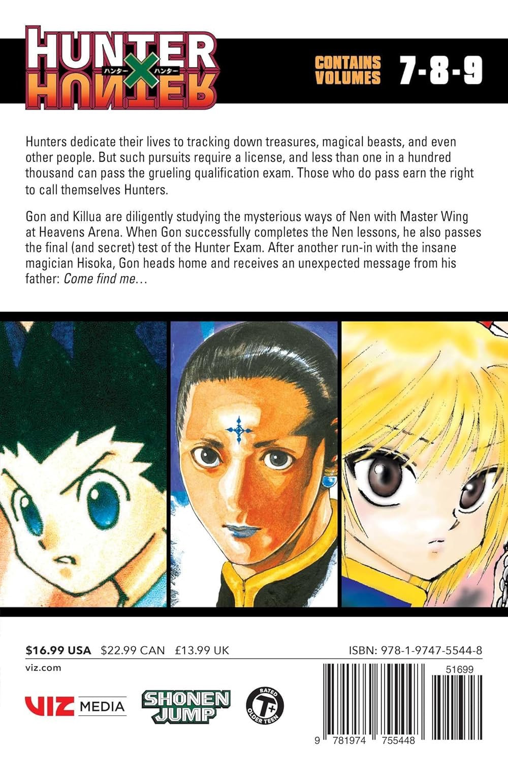 Cover of Hunter x Hunter (3-in-1 Edition), Vol. 3: Includes vols. 7, 8 &amp; 9