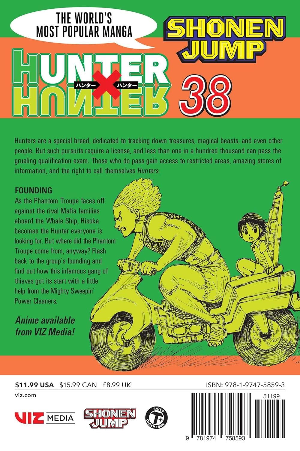 Cover of Hunter x Hunter, Vol. 38