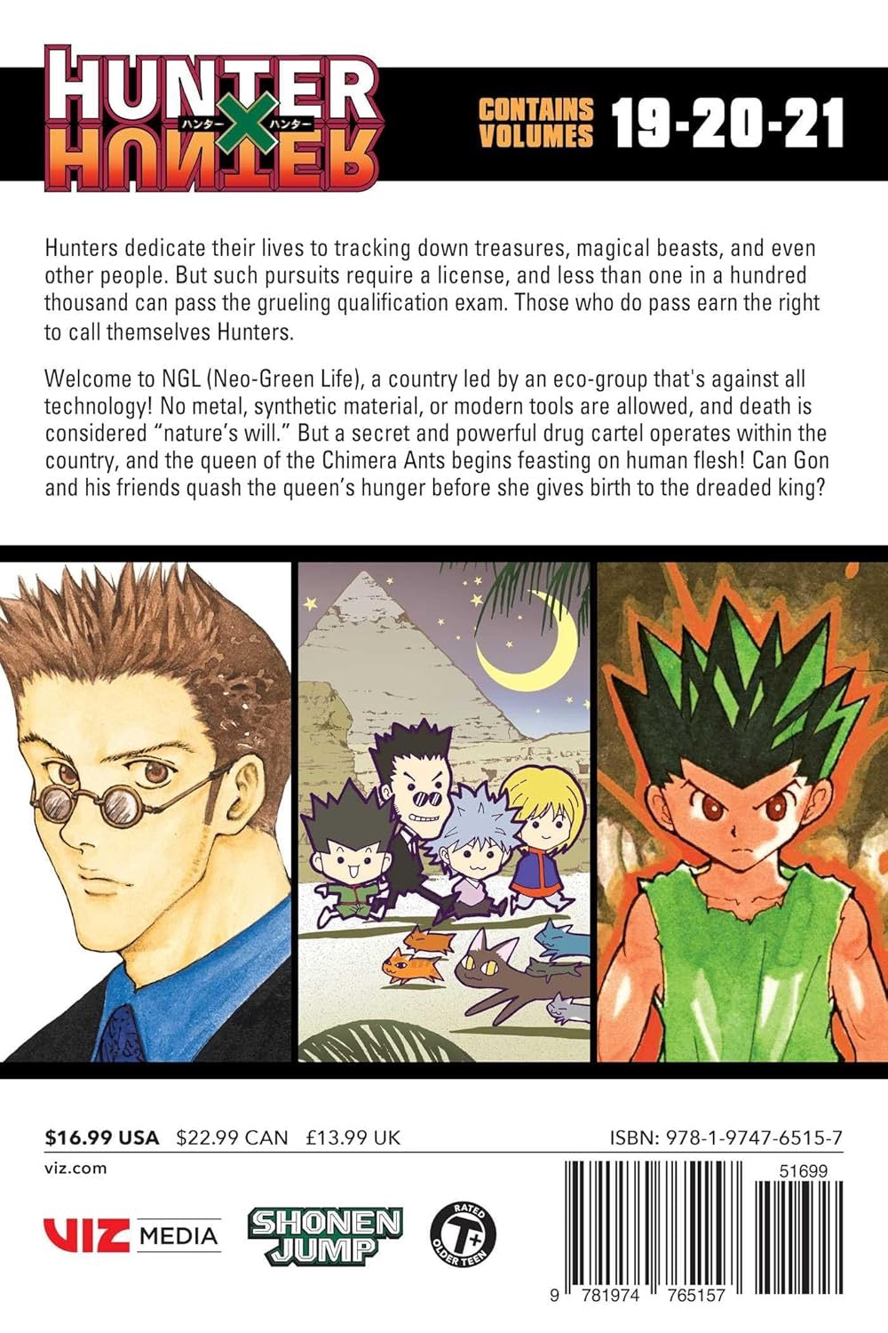 Cover of Hunter x Hunter (3-in-1 Edition), Vol. 7: Includes vols. 19, 20, &amp; 21