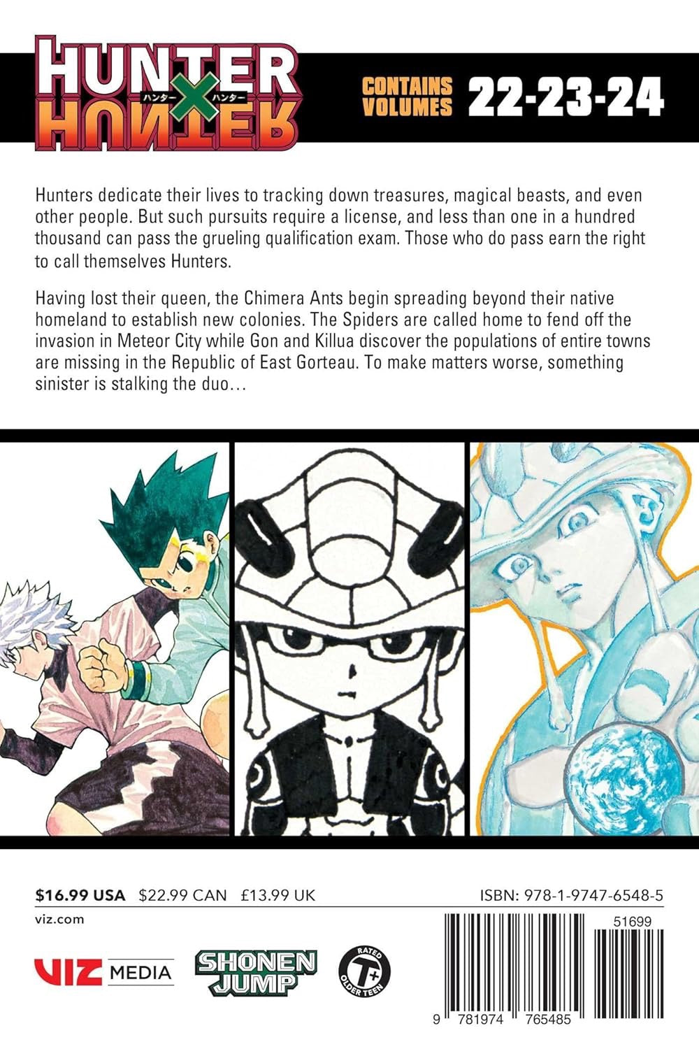 Cover of Hunter x Hunter (3-in-1 Edition), Vol. 8: Includes vols. 22, 23, &amp; 24