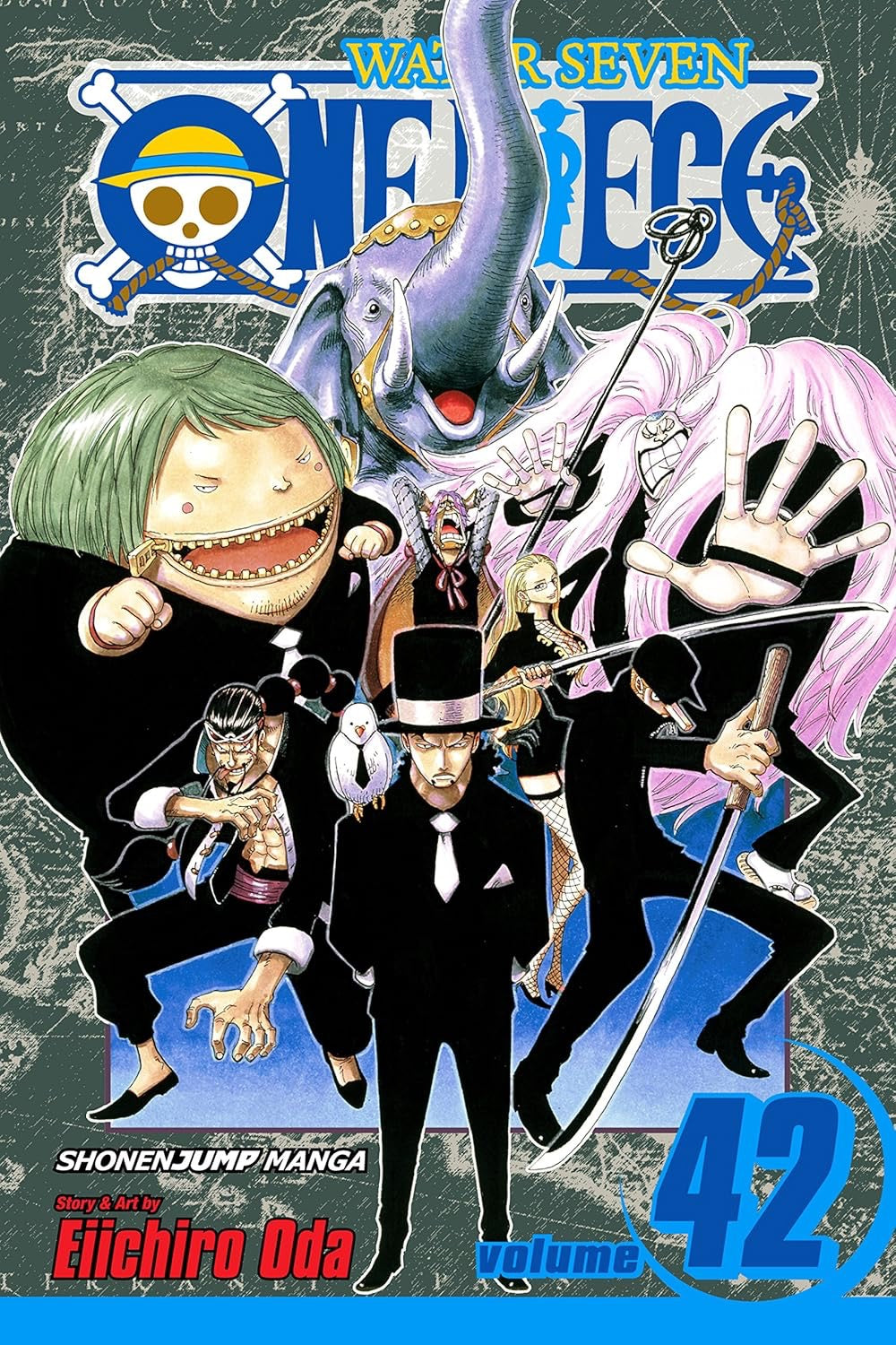Cover of One Piece, Vol. 42: Pirates vs. CP9