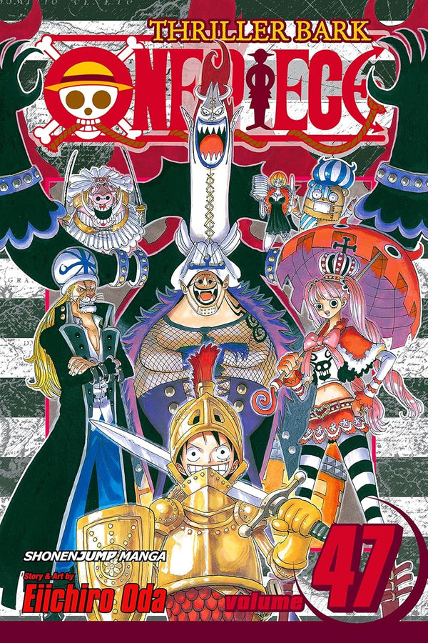 Cover of One Piece, Vol. 47: Cloudy, Partly Bony