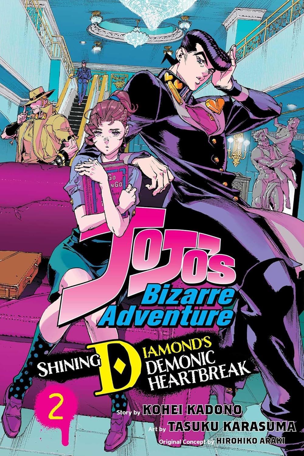 Cover of JoJo's Bizarre Adventure: Shining Diamond's Demonic Heartbreak, Vol. 2