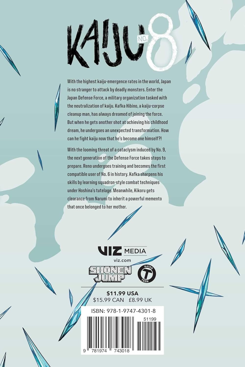 Cover of Kaiju No. 8, Vol. 9