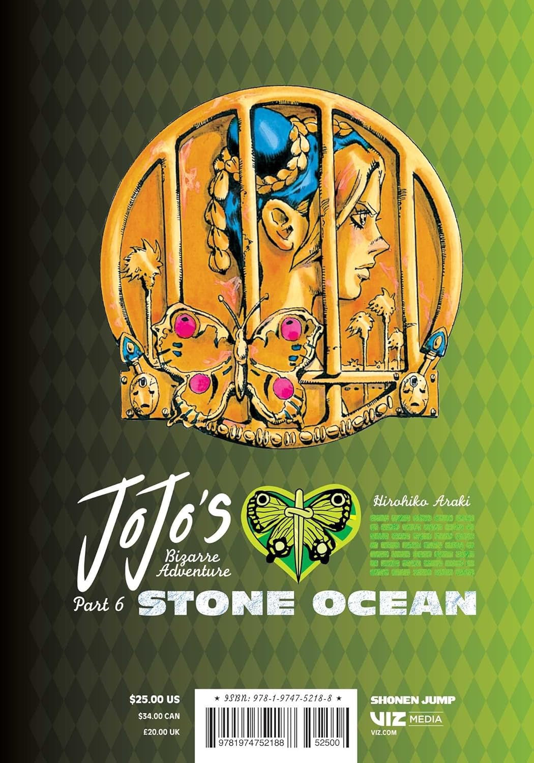 Cover of JoJo's Bizarre Adventure: Part 6--Stone Ocean, Vol. 9