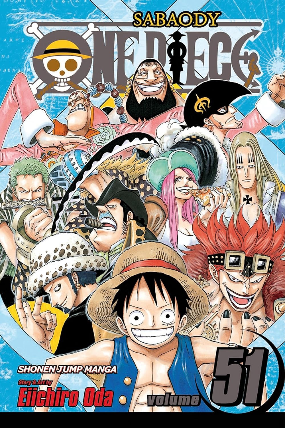 Cover of One Piece, Vol. 51: The Eleven Supernovas