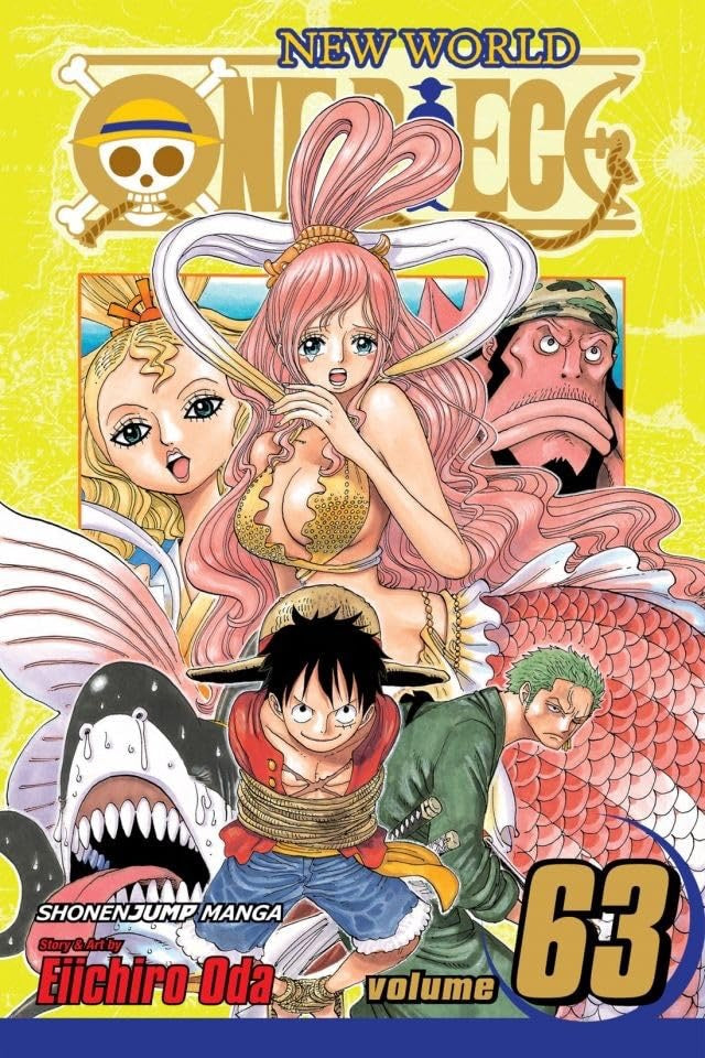 Cover of One Piece, Vol. 63: Otohime and Tiger